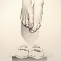 Relic - Graphite drawing by Scott Hutchison