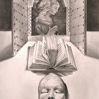 Sacred - Graphite drawing by Scott Hutchison