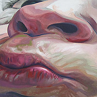 Blowfish - Oil painting portrait on canvas by Scott Hutchison