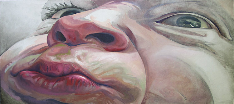 Blowfish - oil on canvas by Scott Hutchison