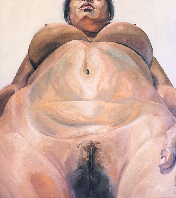 Large Female Nude painting by Scott Hutchison