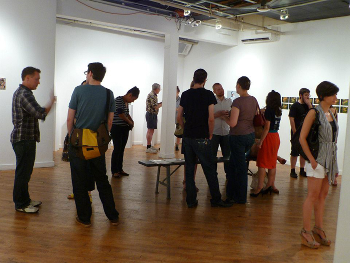Crowd at Trestle Art Space