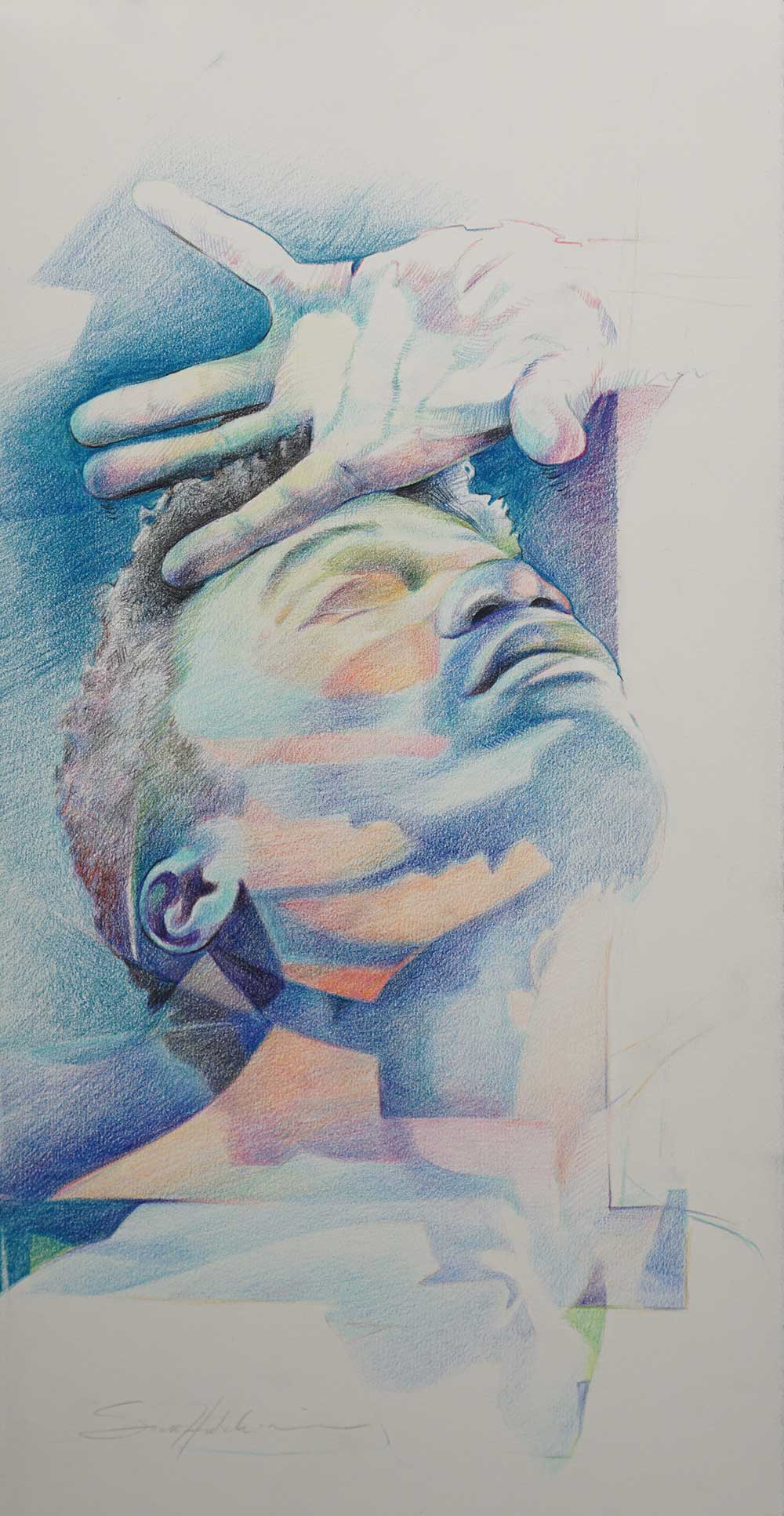 Scott Hutchison – Unanswered - Color Pencil Study – Drawings
